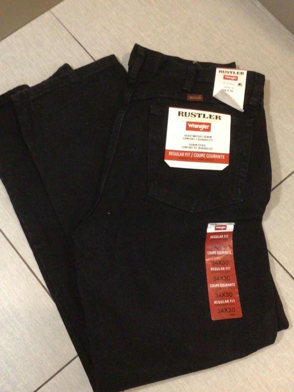 Wrangler black jeans